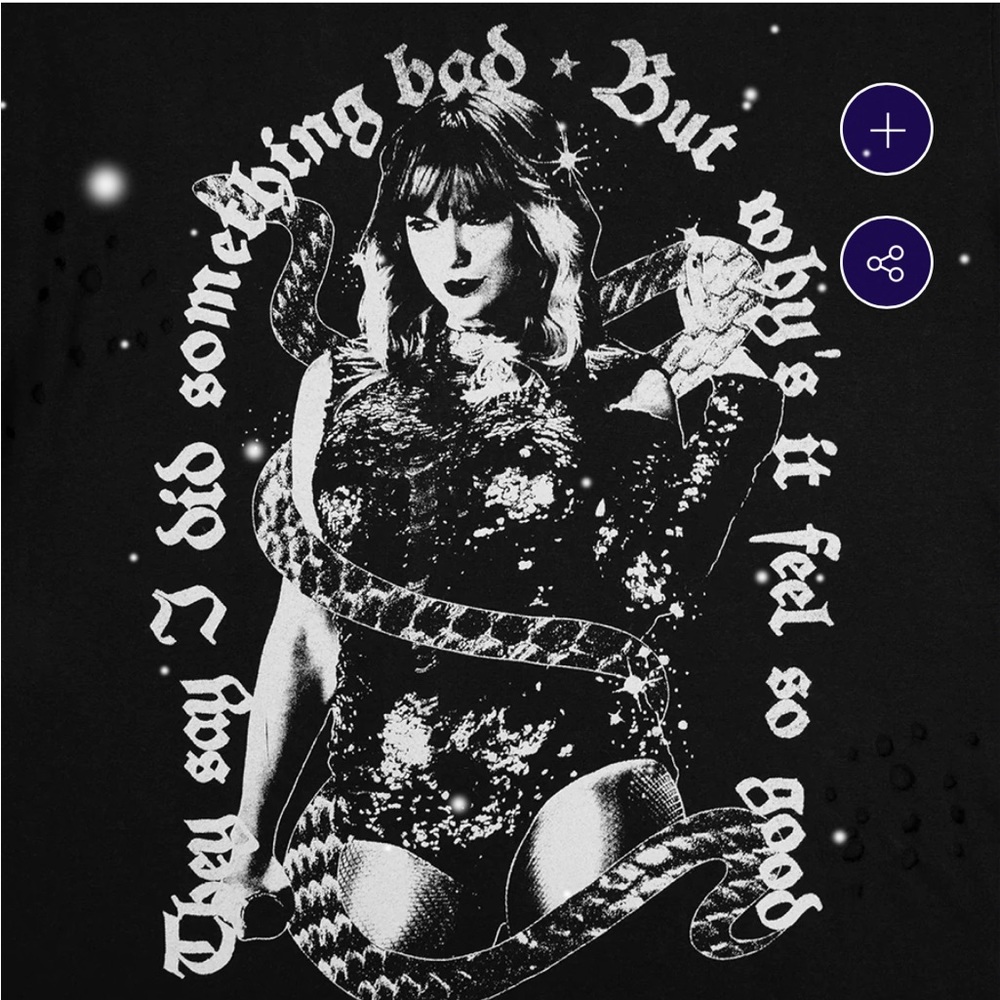 They Say I Did Something Bad, But Why's It Feel So Good Destructed Tee